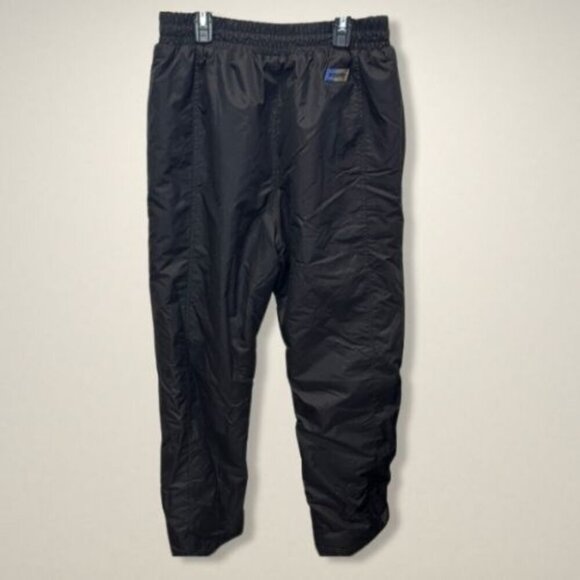 Ski Gear Winter Snow Pants Waterproof Adjustable Waist Zip Closure Black Men's M - Picture 2 of 10